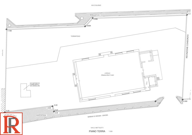 MAGAZZINO CON TERRENO EDIFICABILE