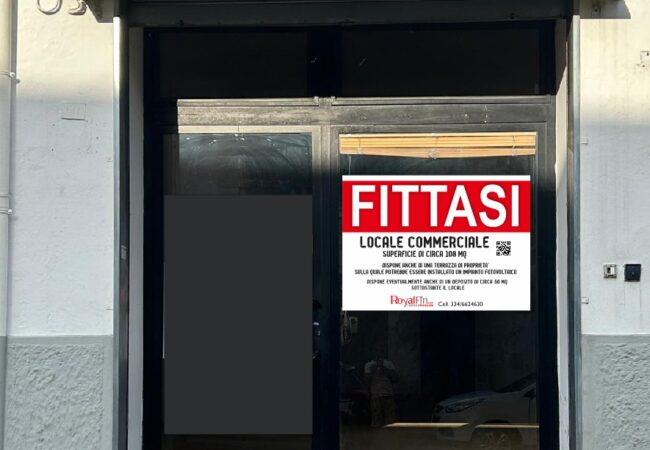 LOCALE IN AFFITTO IN VIA G. MATTEOTTI 60