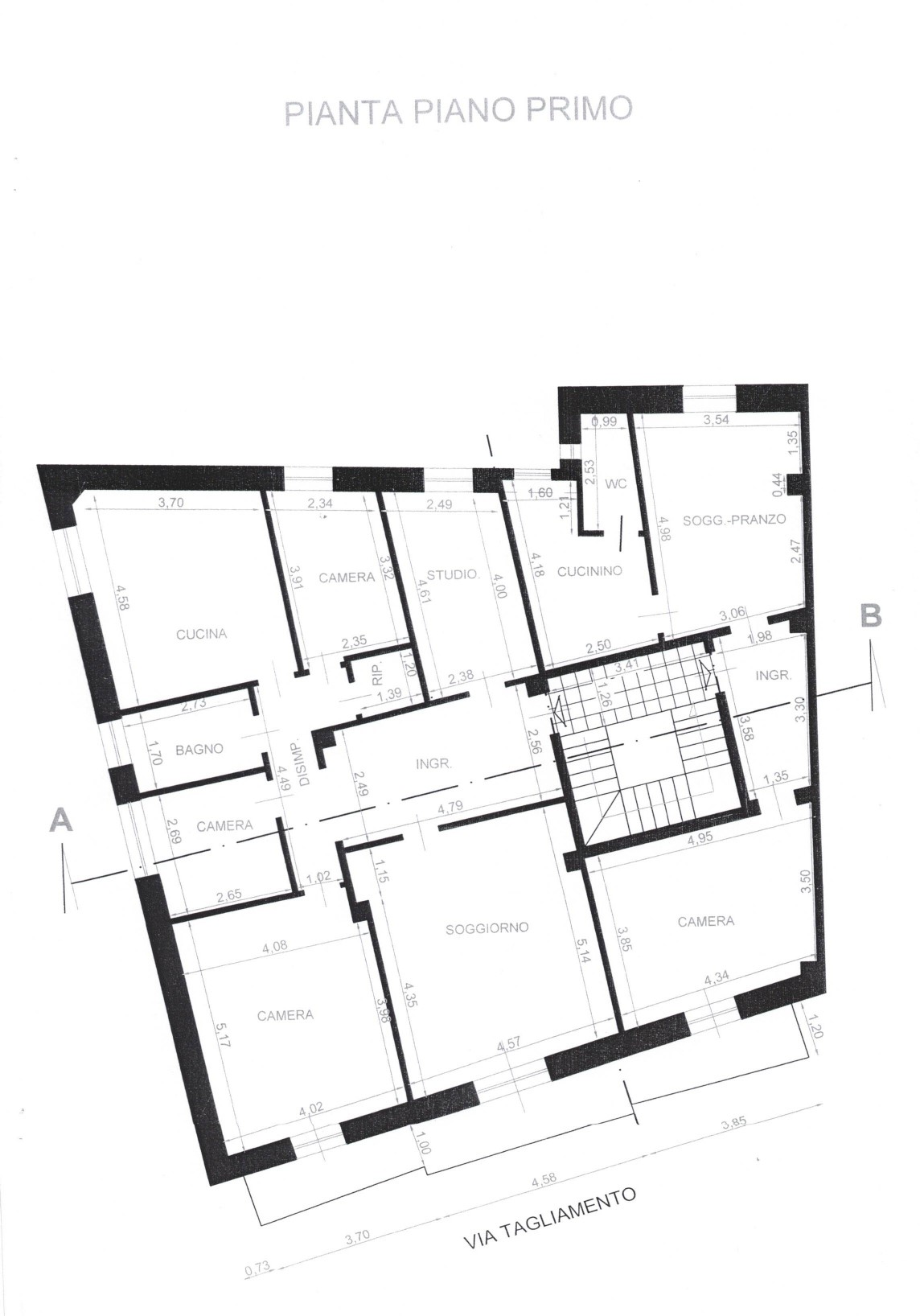 APPARTAMENTO PIANO PRIMO GINOSA VIA TAGLIAMENTO