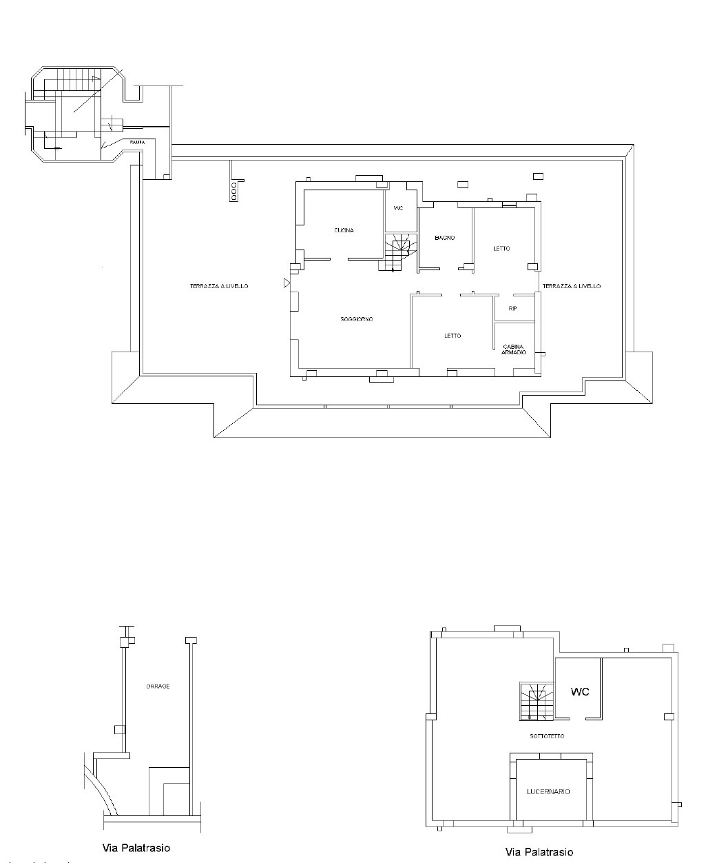 APPARTAMENTO CON MANSARDA E GARAGE