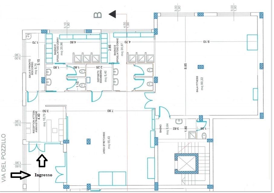 IMMOBILE AD USO PALESTRA, UFFICIO O COMMERCIALE – GINOSA